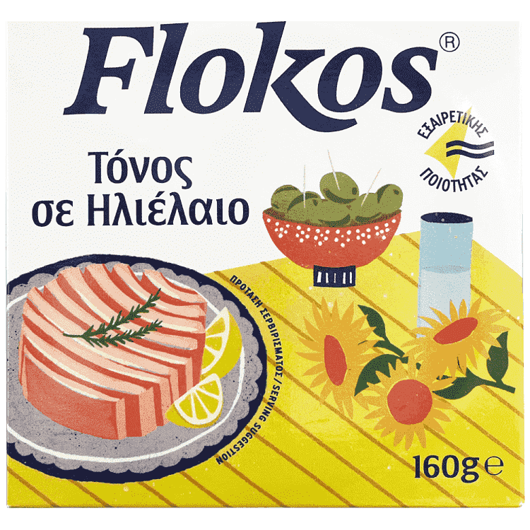 Flokos Τόνος Σε Ηλιέλαιο 160gr