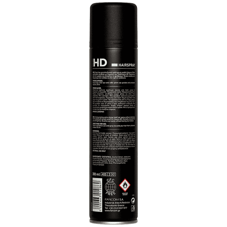 Hd Λακ Extra Strong Keratin 300ml