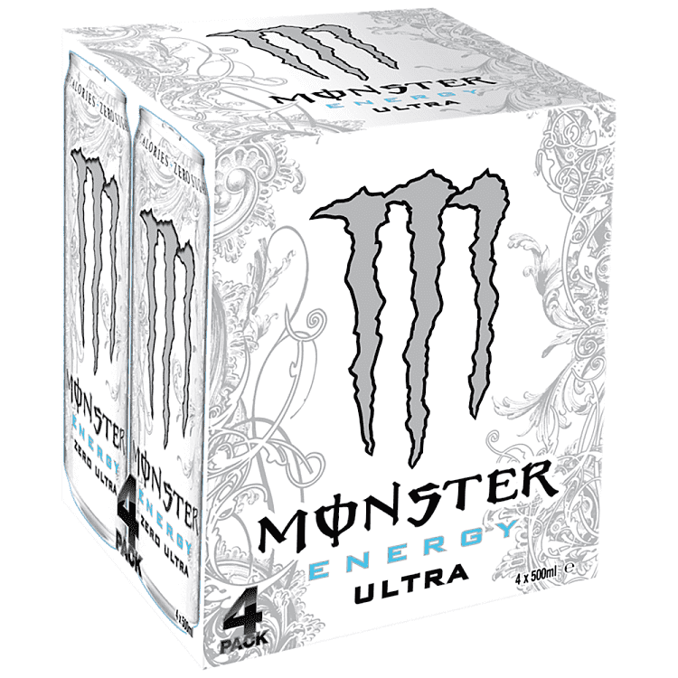 Monster Ultra Zero 500ml 4τεμ