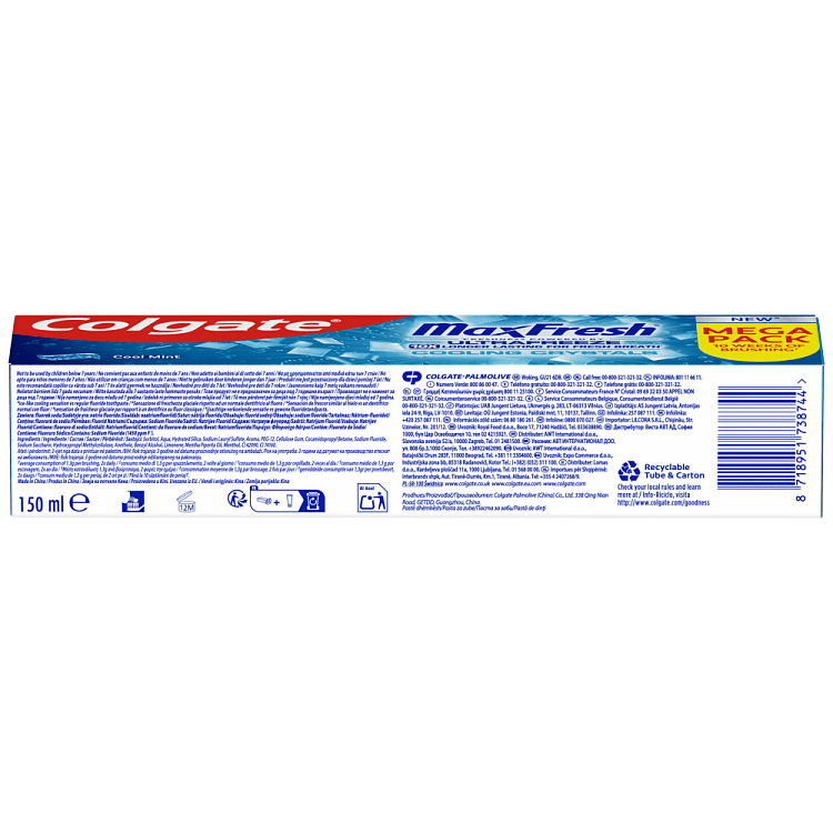 Colgate Οδοντόκρεμα Max Fresh Blue 150ml