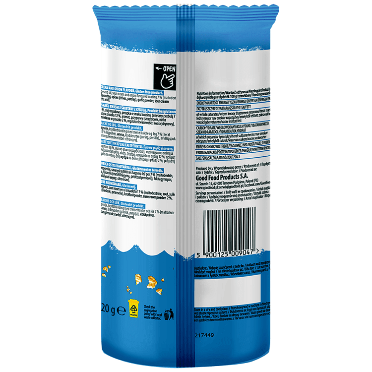 Good Food Καλαμπογκοφρέτα Sour Cream & Onion Χωρίς Γλουτένη 120gr