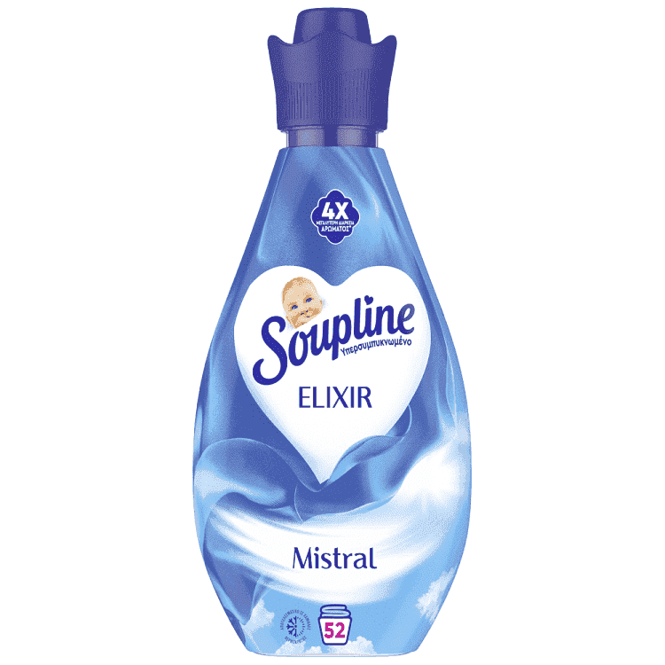 Soupline Μαλακτικό Συμπυκνωμένο Elixir Mistral 52Μεζ 730ml