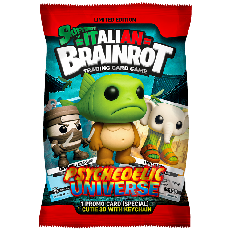 Italian Brainrot Φιγούρα Μπρελόκ & Κάρτα