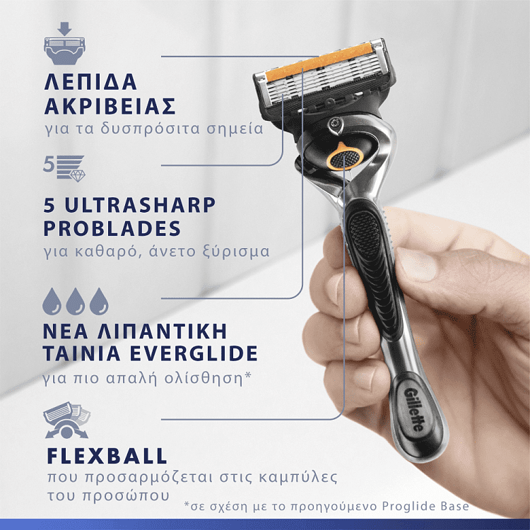 Gillette Fusion Ξυραφάκια Proglide Αναλλακτικά 8τεμ