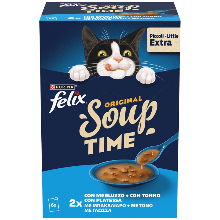 Felix Soups Μπακαλιάρο Τόνο Γλώσσα 6x48gr