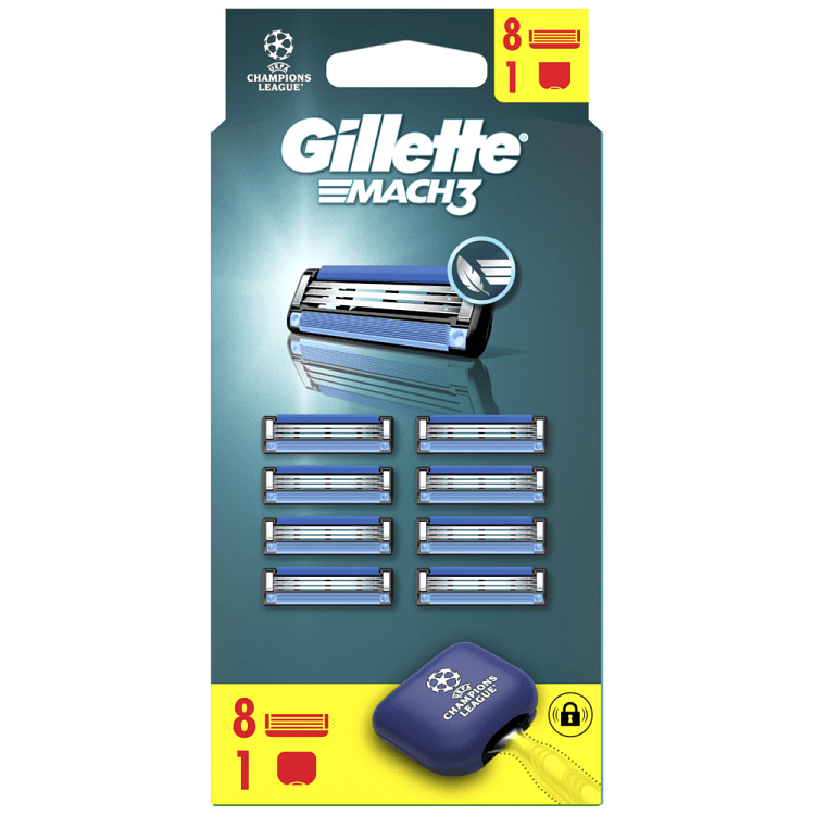 Gillette Mach III Ξυραφάκια Ανταλλακτικά 8τεμ