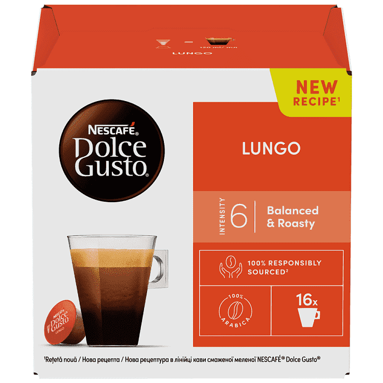 Nescafe Dolce Gusto Lungo 16τεμ 90gr