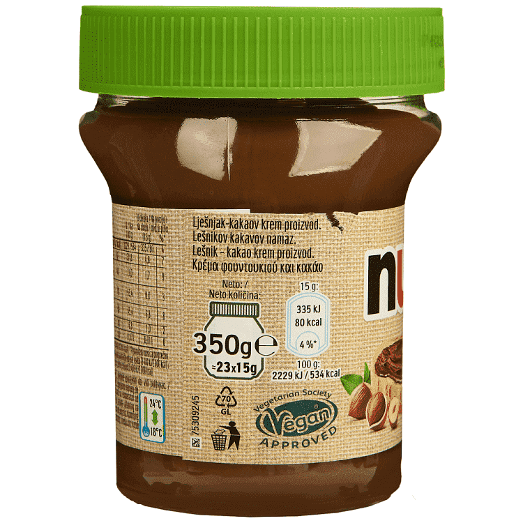 Νutella Πραλίνα Plant Baseb 350gr