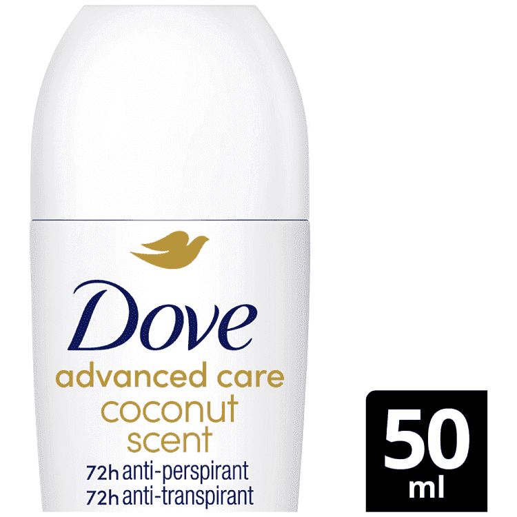 Dove Advanced Care Coconut Αποσμητικό Roll On 50ml