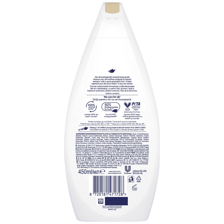 Dove Αφρόλουτρο Gentle Pamper 450ml