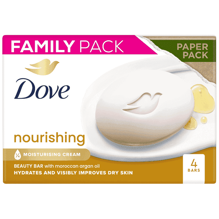 Dove Σαπούνι Argan 4x90gr