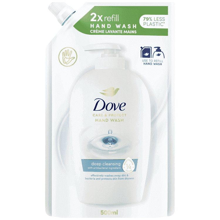 Dove Care & Protect Κρεμοσάπουνο Ανταλλακτικό 500ml