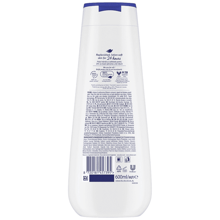 Dove Αφρόλουτρο Deep Nourishing 600ml