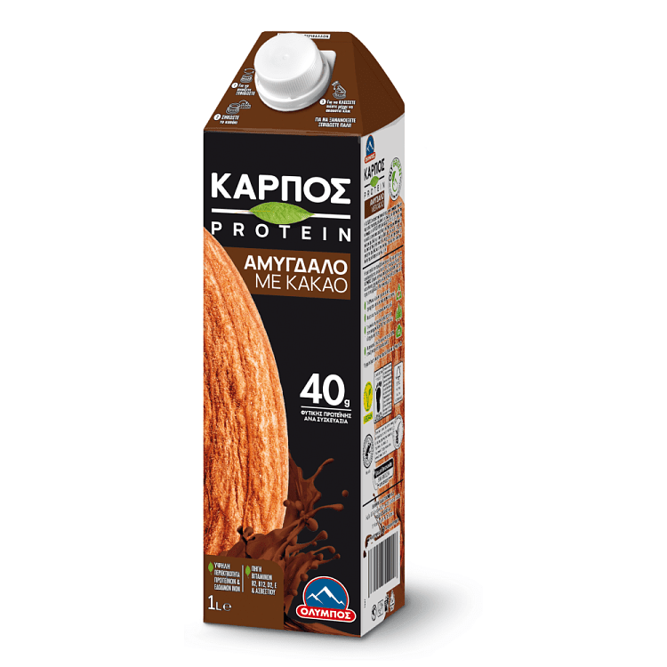 Όλυμπος Καρπός Αμύγδαλο Κακάο Protein 1lt