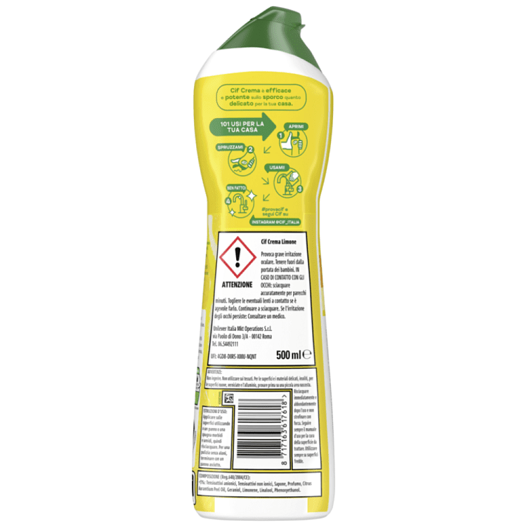 Cif Kρέμα Λεμόνι 500ml