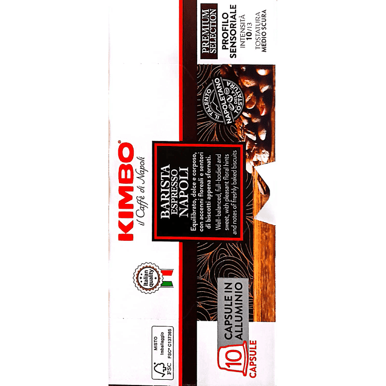 Kimbo Καφές Espresso Κάψουλες 10τεμ