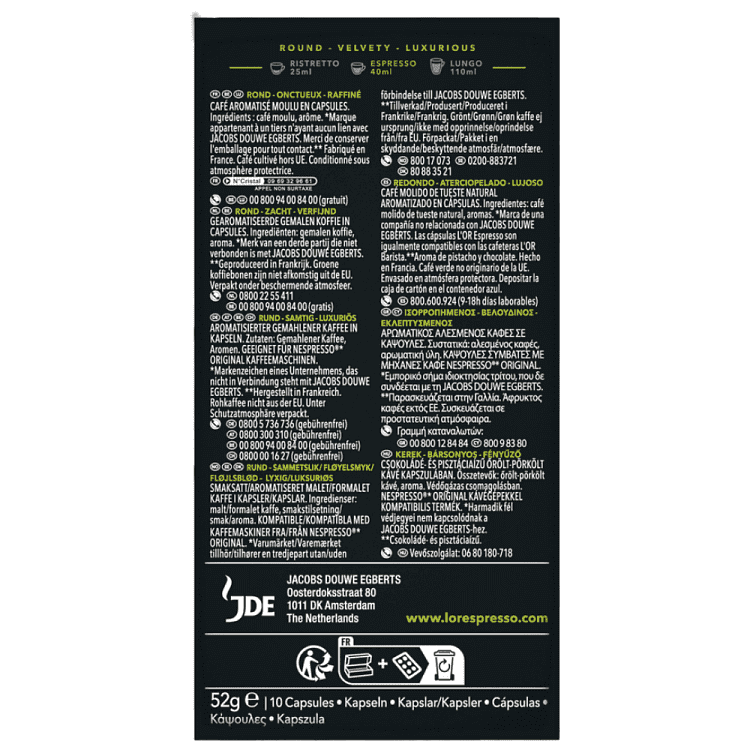 L'or Espresso Κάψουλες Dubai Choco 52gr