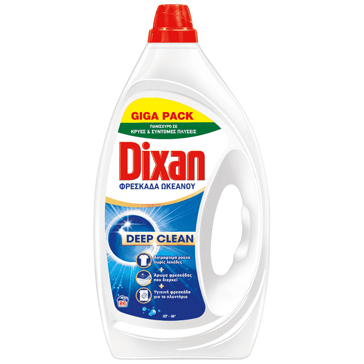 Dixan Gel Ocean 86μεζ 3,87lt