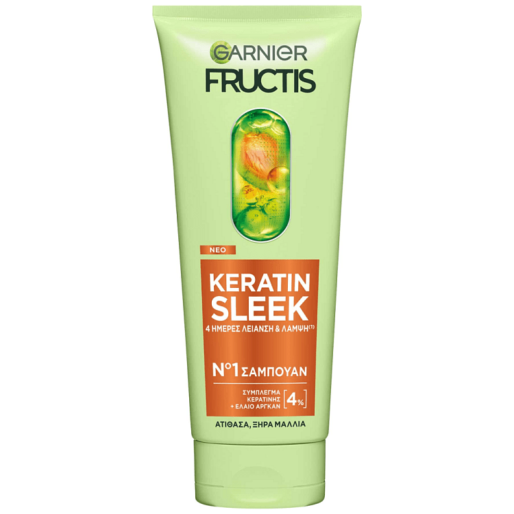 Fructis Σαμπουάν Keratin Λείανσης & Λάμψη 200ml