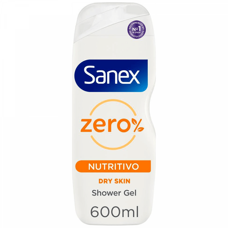 Sanex Αφρόλουτρο Zero 0% Dry Skin 600ml