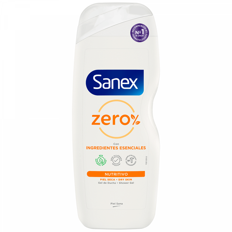Sanex Αφρόλουτρο Zero 0% Dry Skin 600ml