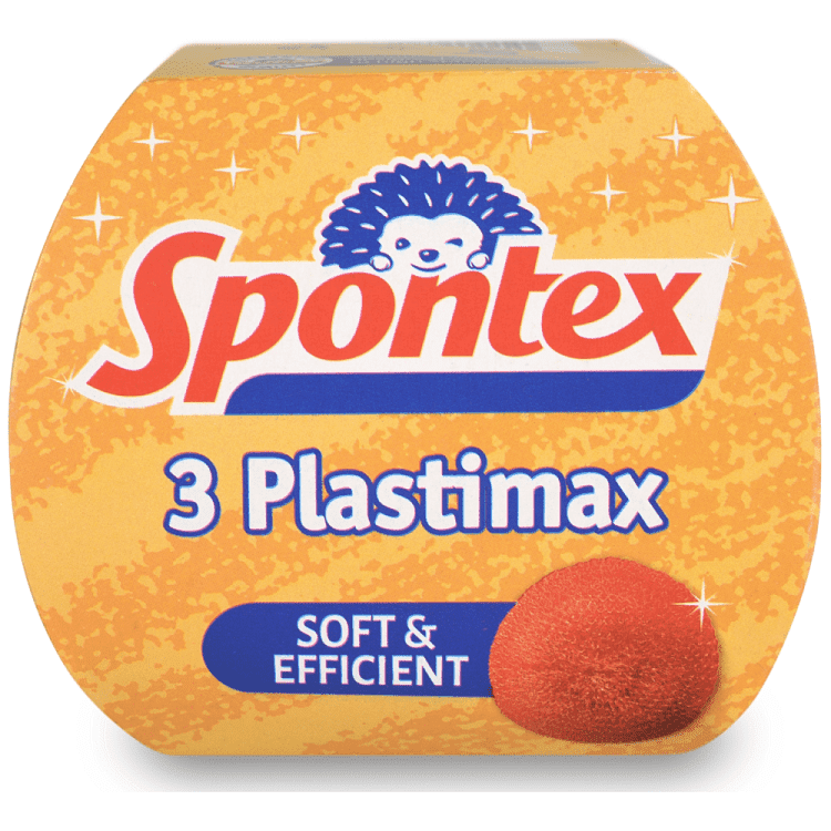 Spontex Plastimax Σφουγγαράκια Για Ευαίσθητες Επιφάνειες 3τεμ