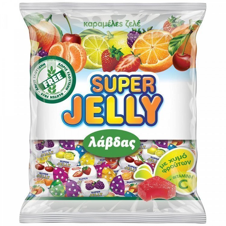 Λάβδας Καραμέλες Super Jelly 200gr