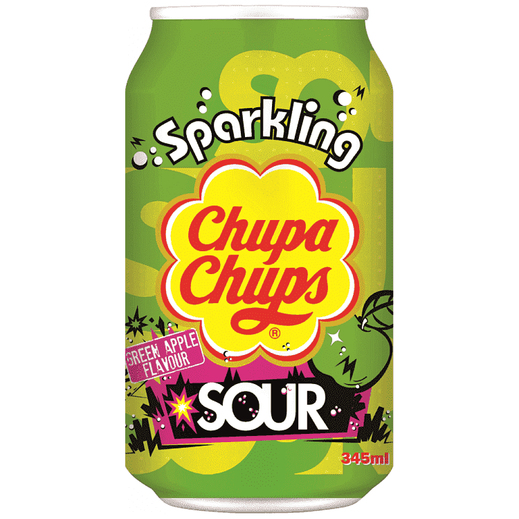 Chupa Chups Αναψυκτικό Sour Μήλο 345ml