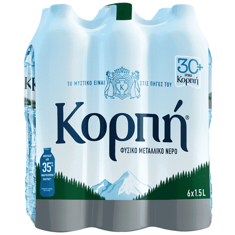 Κορπή Φυσικό Μεταλλικό Νερό 6x1,5lt