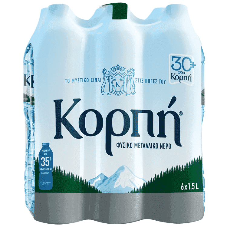 Κορπή Φυσικό Μεταλλικό Νερό 6x1,5lt