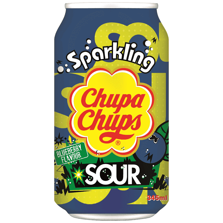Chupa Chups Αναψυκτικό Sour Blueberry 345ml