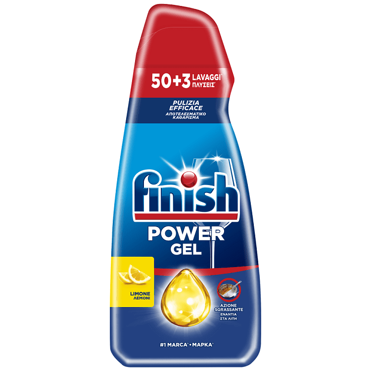 Finish Multibenefit Gel Πλυντηρίου Πιάτων Lemon 994ml