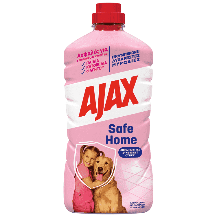 Ajax Υγρό Καθαριστικό Safe Home 1lt