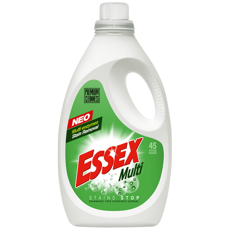 Essex Multi Απορρυπαντικό Πλυντηρίου Ρούχων Υγρό 45μεζ