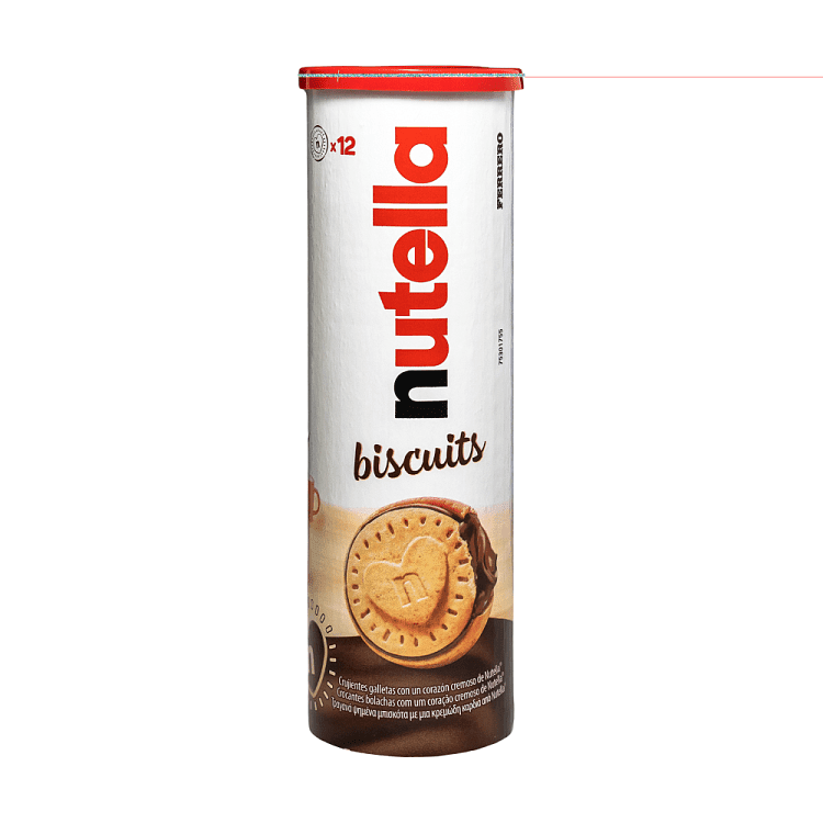 Ferrero Nutella Μπισκότο Tube 166gr