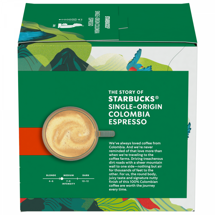 Starbucks Espresso Colombia Κάψουλες Dolce Gusto 66gr