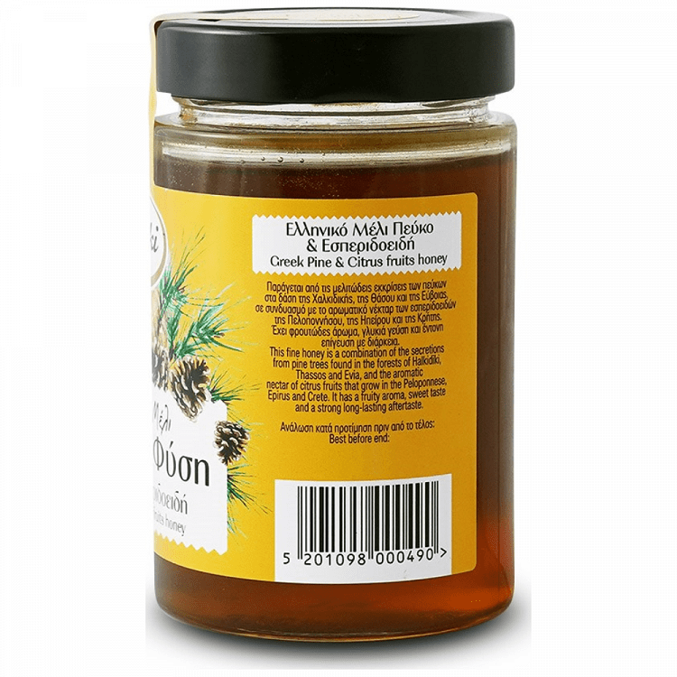 Αττική Μέλι Εκλεκτή Φύση Πεύκο & Εσπεριδοειδή 470gr