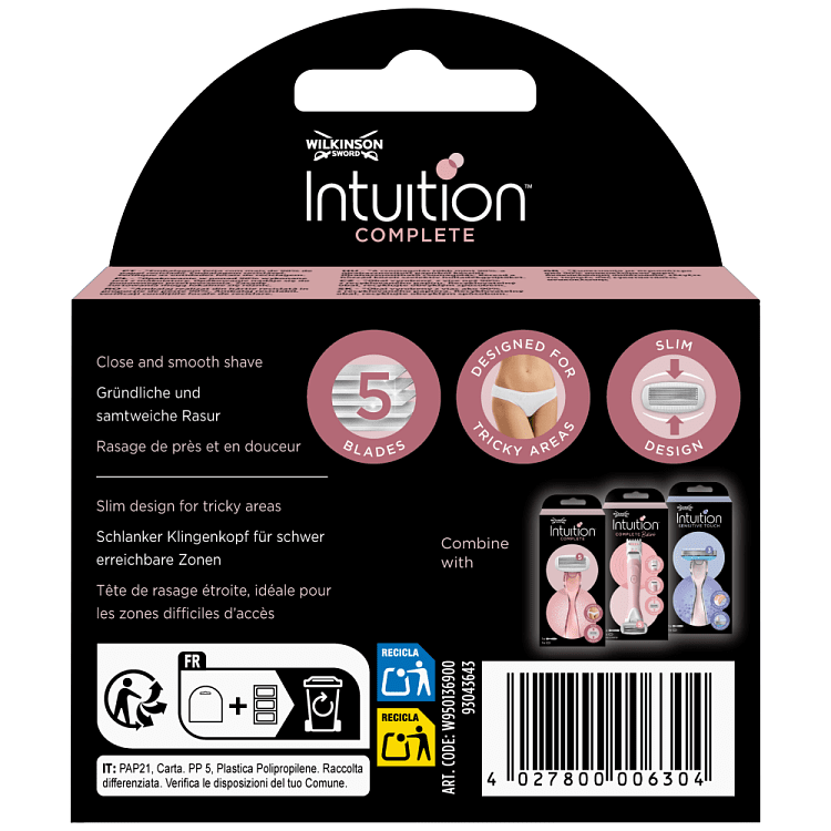 Wilkinson Intuition Complete Ανταλλακτικά 3τεμ