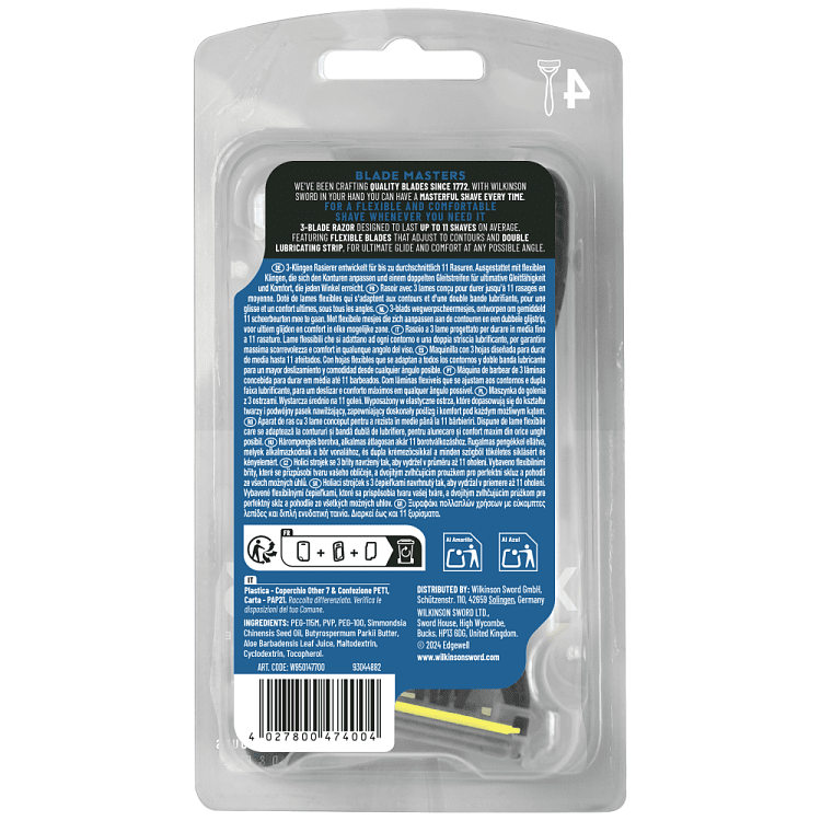 Wilkinson Xtreme 3 Ultmate Ξυραφάκια Μιας Χρήσης 4τεμ