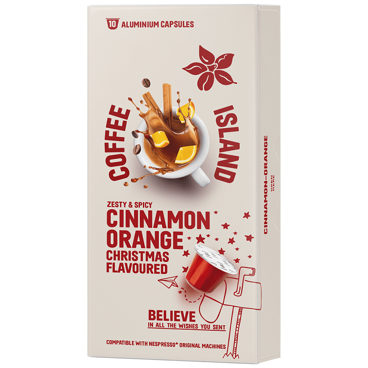 Coffee Island Κάψουλες Espresso Cinnamon Orange 52gr 10τεμ