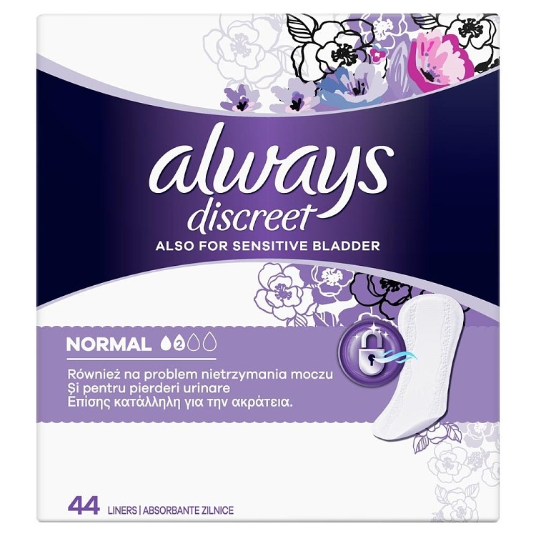 Always Discreet Σερβιετάκια Normal 44τεμάχια