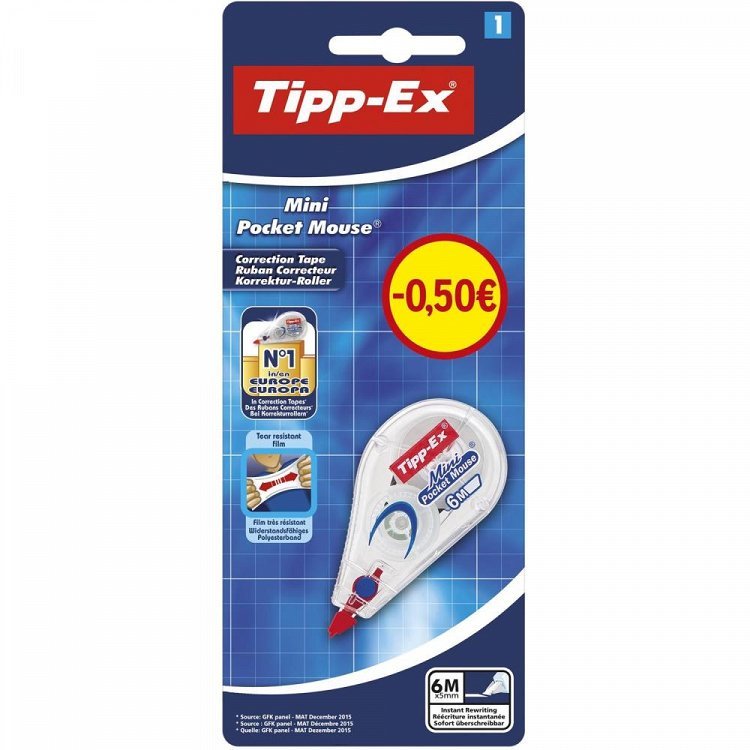 Tipp-Ex Mini Διορθωτική Ταινία -0,50€