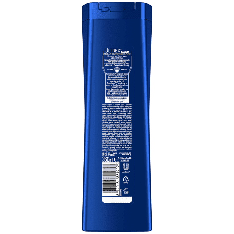 Ultrex Σαμπουάν Scalp Supercharge 360ml
