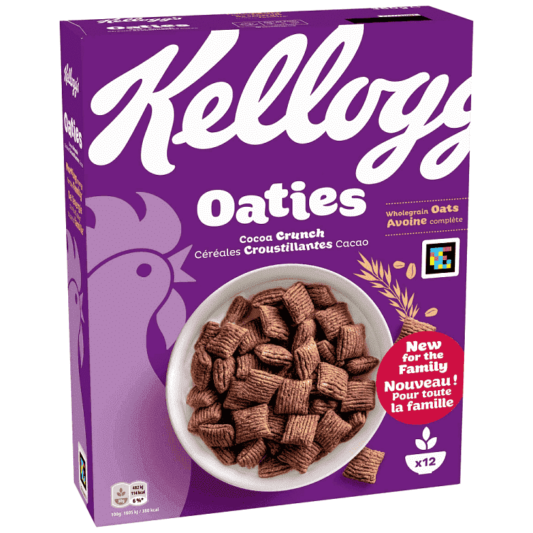 Kellogg's Oaties Δημητριακά Βρώμης Cocoa 360gr