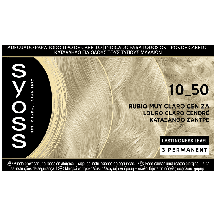 Syoss Oleo Intense Κατάξανθο Σαντρέ 10-50