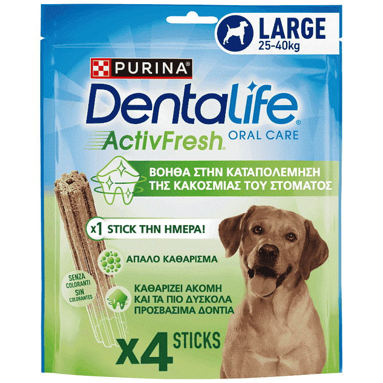 Purina Dentalife Active Fresh Snack Σκύλου Large 115gr