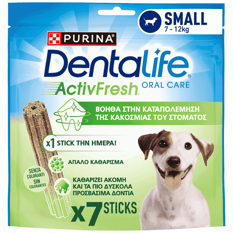Purina Dentalife Activfresh Snack Σκύλου Small 115gr