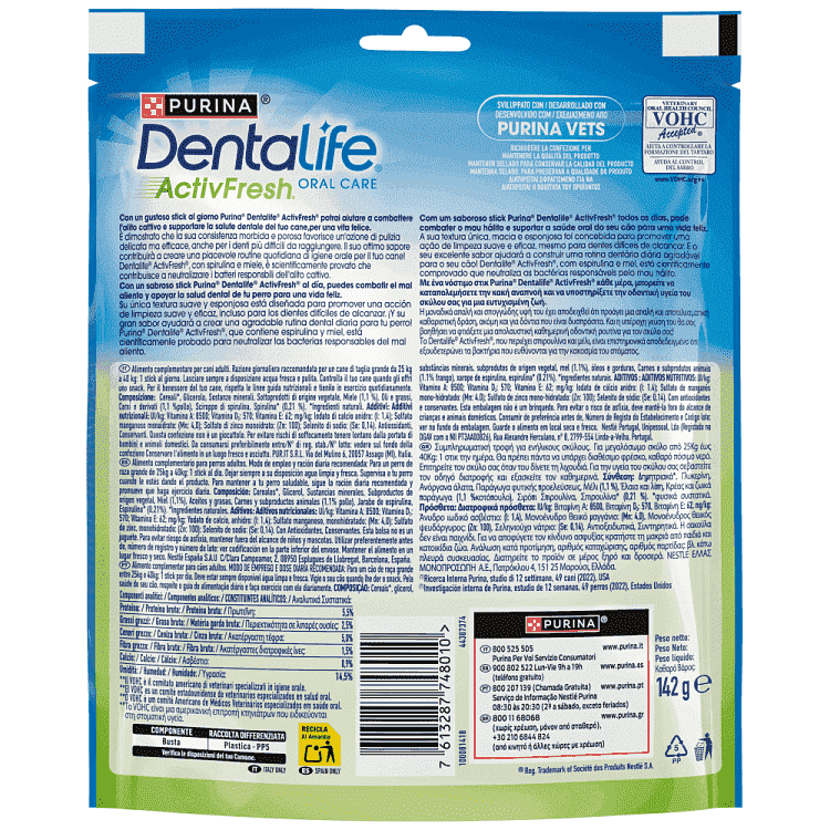 Purina Dentalife Active Fresh Snack Σκύλου Large 115gr