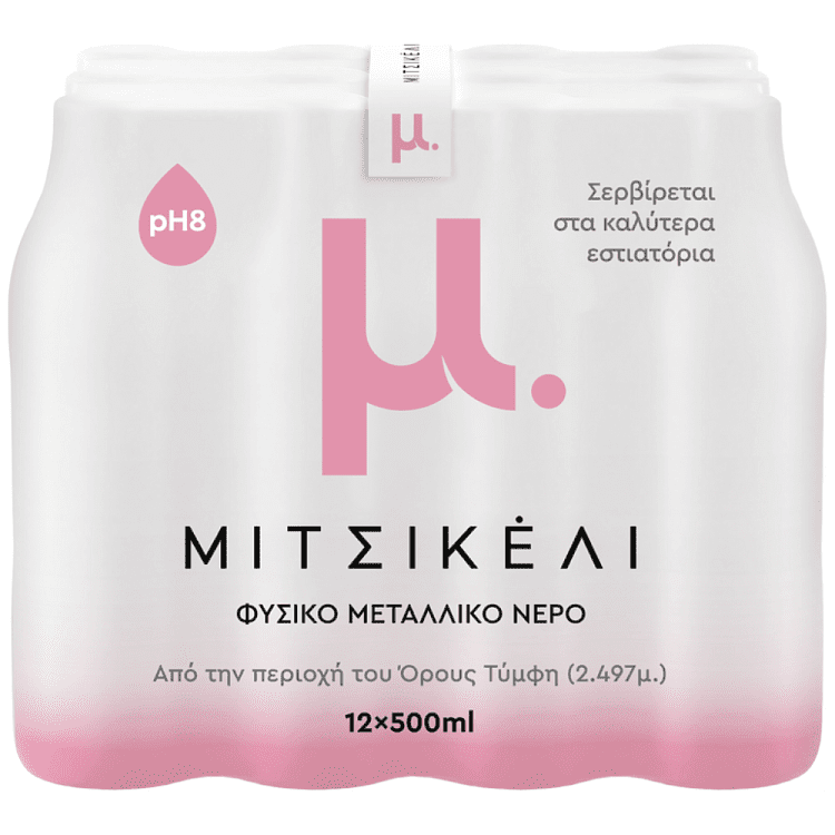 Mitsikeli Φυσικό Μεταλλικό Νερό 12x500ml