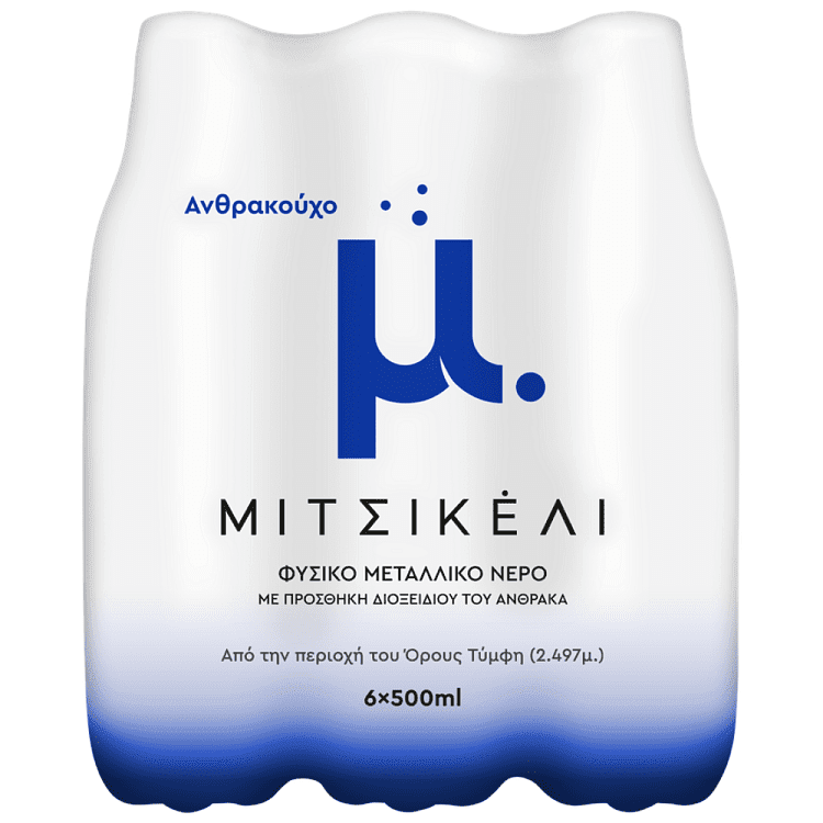 Μικτσικέλη Ανθρακούχο Νερό 6x500ml